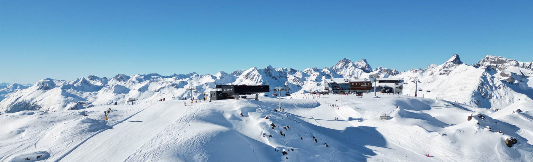 skigebied Ischgl bergtoppen